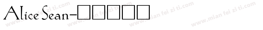 Alice Sean字体转换